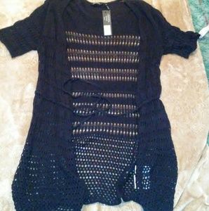 NWT!!! Daisy Fuentes crochet cardigan